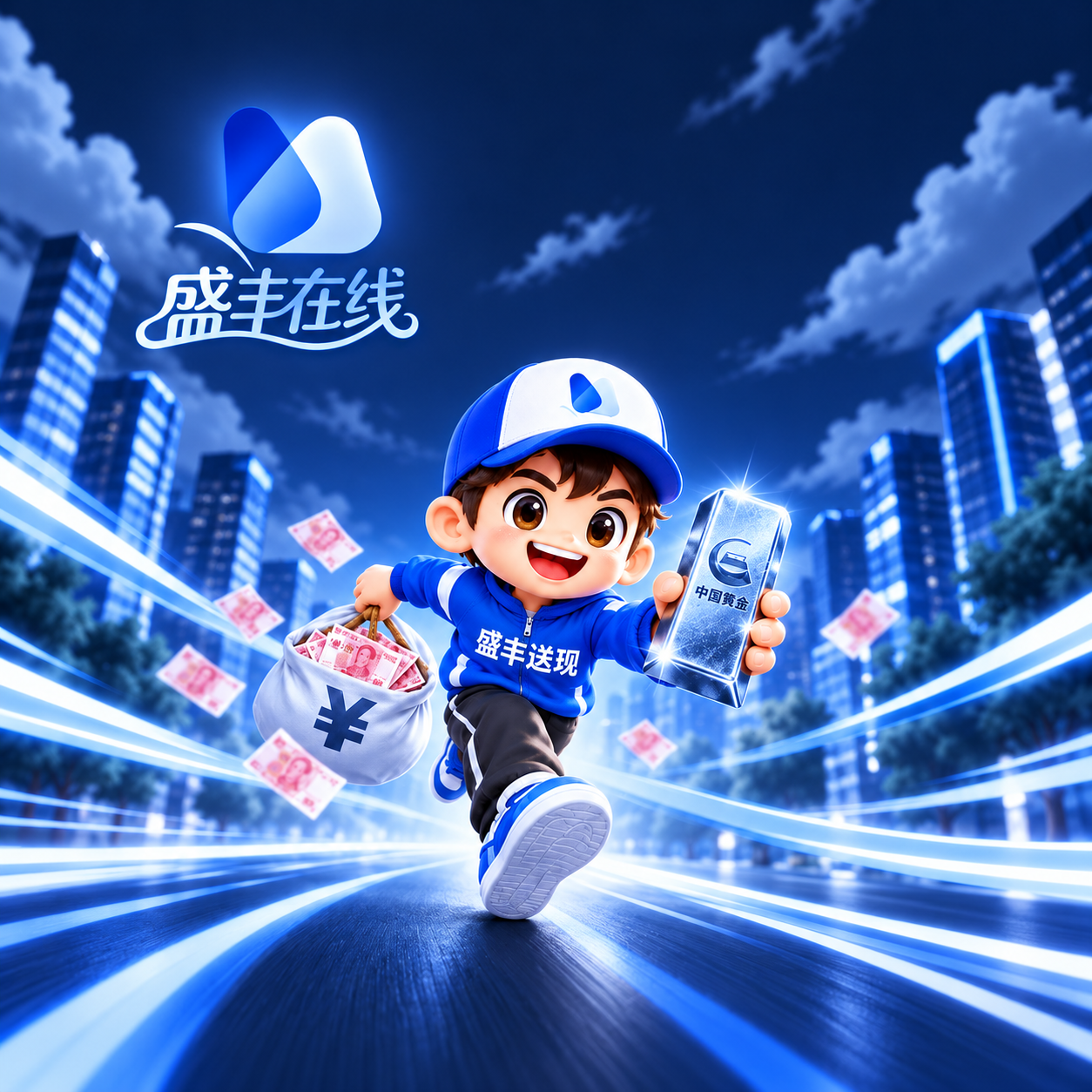 盛丰送现和存款标志